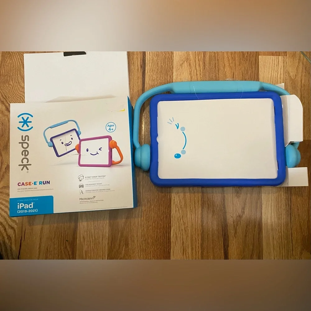 Speck Case-E Run‎ Kid Friendly Table Case For Apple iPad 2019-2021 - Blue